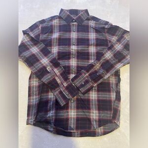 UNTUCKit Button Down Shirt Mens Medium Plaid Flannel